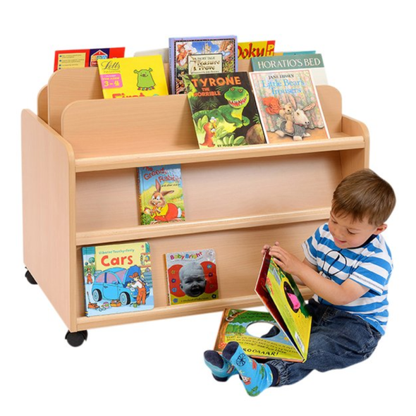 Mobile Book Display & Storage Unit Mobile Book Display & Storage Unit | Book Trolley | www.ee-supplies.co.uk