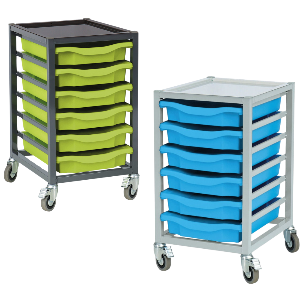 Mobile Science & Technology Tray Storage - 6 Tray Single Column | www ...