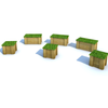 Moveable Artificial  Grass Topped Seat Package Moveable Artifical Grass Topped Seat Package | outdoor furniture | www.ee-supplies.co.uk