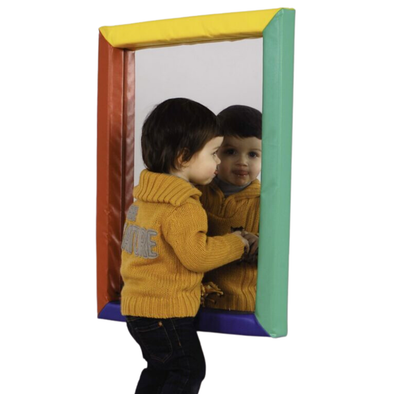 Rectangular Safety Mirror With Padded Frame 550 x 750mm Soft Framed Safety Mirror | Reflections | www.ee-supplies.co.uk