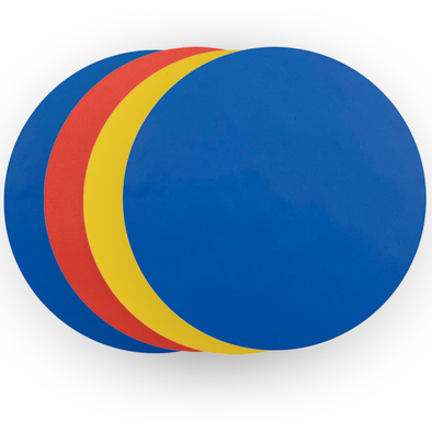 Multicolour Circular Tablecloth Set of 4 - L145cm Multicolour Circular Tablecloth Set of 4 - D145cm | www.ee-supplies.co.uk