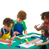 Multicolour Rectangular Tablecloth Set of 4 - D145cm Multicolour Rectangular Tablecloth Set of 4 - D145cm  | www.ee-supplies.co.uk