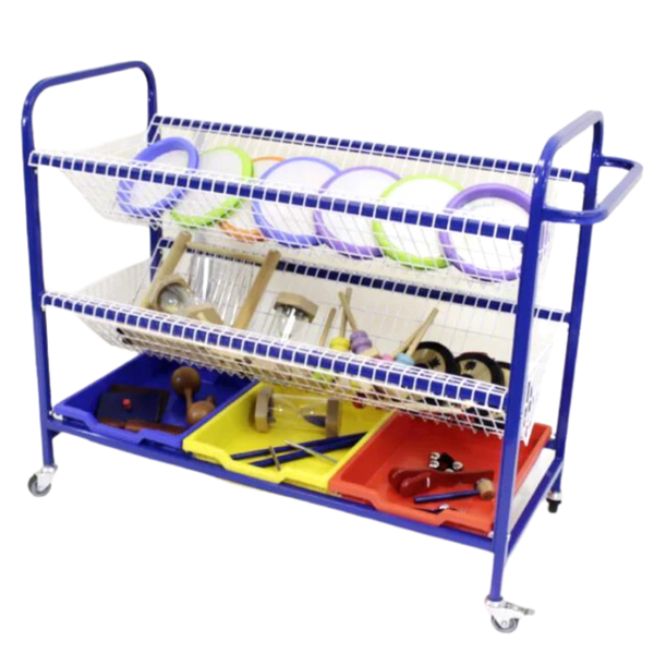 Music Instrument Trolley With Stoage Trays
