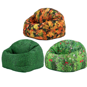 Eden Nature Bean Bags - Pack x 3 Assorted Nature Bean Bags - Spring Grass | Nature Bean Bags | www.ee-supplies.co.uk