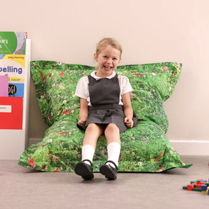Eden Nature Floor Bean Bag Cushions - Summer Meadow Nature Floor Bean Bag Cushions - Summer Meadow | Nature Bean Bags | www.ee-supplies.co.uk
