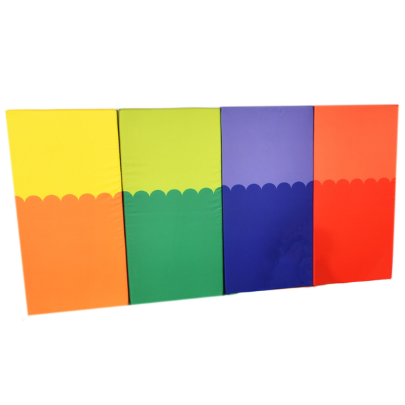 Nursery Soft Wall Pads x 4 - Multi-Coloured Nursery Soft Wall Pads x 4 - Multi Colour | www.ee-supplies.co.uk