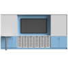 OneStore Teaching Wall 2.0 - W4000mm OneStore Teaching Wall 2.0| Storage | www.ee-supplies.co.uk