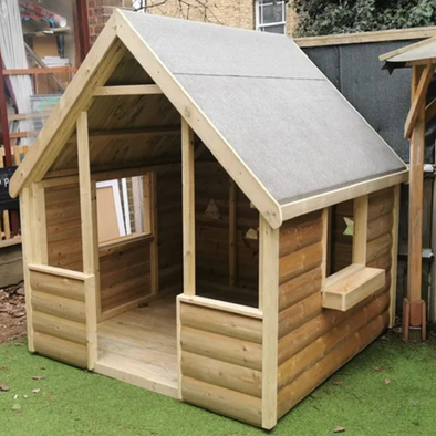 Open Wooden Outdoor Deluxe Play House Open Wooden Outdoor Deluxe Play House | Great Outdoors | www.ee-supplies.co.uk