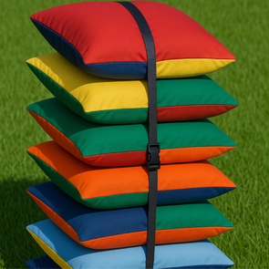 Indoor/outdoor Carry Cushions x 6 Outdoor Carry Cushions | Soft  Floor Cushions | www.ee-supplies.co.uk
