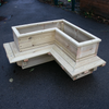 Outdoor Corner Bench With Nature Planter Outdoor Corner Bench With Nature Planter | ee-supplies.co.uk