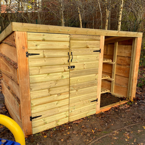 Outdoor Forest School Storage Shed Outdoor Forest School Storage Shed | ee-supplies.co.uk
