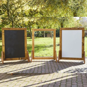 Freestander Trio Easels Outdoor Freestanding Painting Window Easel | Chalk Board | www.ee-supplies.co.uk