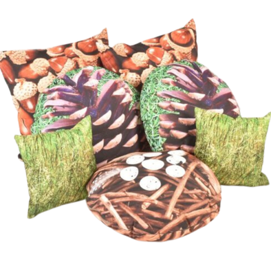 Forest School Cushion Pack Outdoor/Indoor Wipe Clean Cushions | Soft  Floor Cushions | www.ee-supplies.co.uk