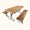 Outdoor Rustic Table & 2 x Benches Outdoor Rustic Table & 2 x Benches | ee-supplies.co.uk