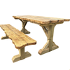 Outdoor Rustic Table & 2 x Benches Outdoor Rustic Table & 2 x Benches | ee-supplies.co.uk