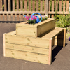 Outdoor Wooden Double-Sided Bench Planter Outdoor Wooden Double-Sided Bench Planter | www.ee-supplies.co.uk