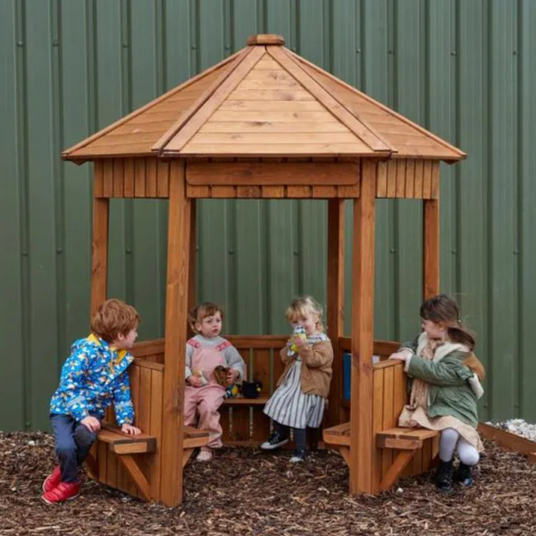 Outdoor Wooden Meeting Gazebo