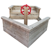 Outdoor Wooden Play Boat