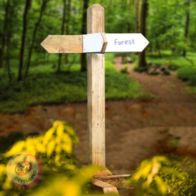 Outdoor Wooden Sign Post | Educational Equipment Supplies