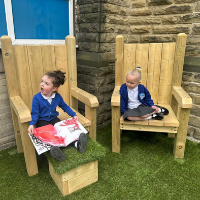 Outdoor Wooden Story Telling Chair Outdoor Wooden Story Telling Chairs | ee-supplies.co.uk