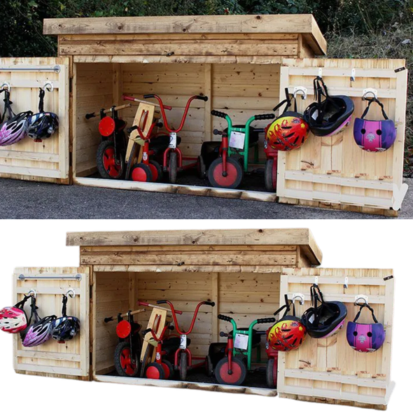 Outdoor Wooden Trike Storage Shed Outdoor Wooden Trike Storage Shed | www.ee-supplies.co.uk