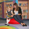 Eden Two-Seater Bean Bag Oval - Red Oval bean bag red  | Beanbags | www.ee-supplies.co.uk