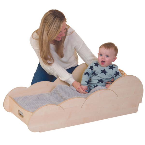 TW Nursery Dream Cloud Sleeping Cot - Maple