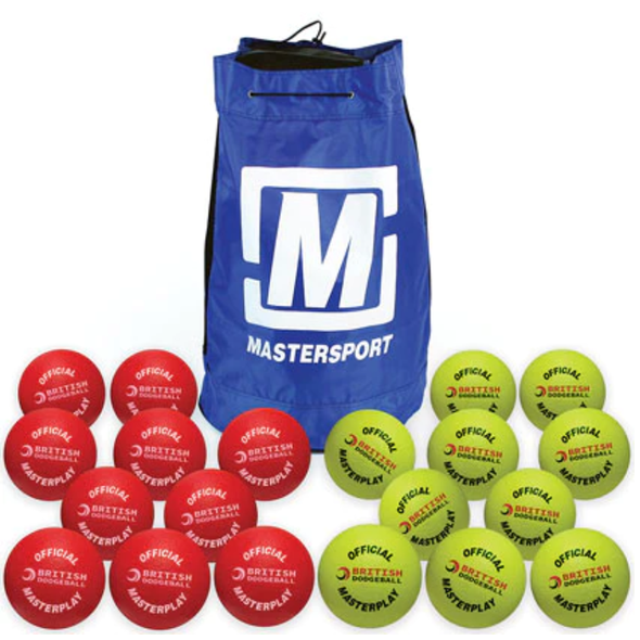 Official British Dodgeball Masterplay Foam Dodgeball x 20 Official British Dodgeball Masterplay Foam Dodgeball | Motor Skills | www.ee-supplies.co.uk