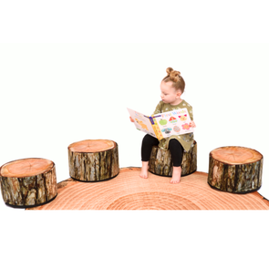 Log Buffets Grass Buffets | Nature Bean Bags | www.ee-supplies.co.uk