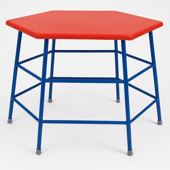 Padded Hexagonal Movement Table H840mm Padded Hexagonal Movement Table | Physical Play | www.ee-supplies.co.uk
