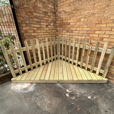 Picket Fencing Timber Roleplay Stage Picket Fencing Timber Roleplay Stage | Staging | www.ee-supplies.co.uk