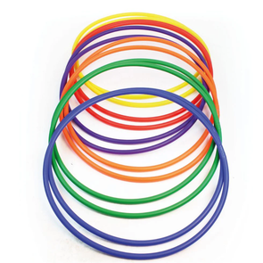 Deluxe Plastic Round Hoops Plastic Flat Hoop x 24 | Activity Sets | www.ee-supplies.co.uk