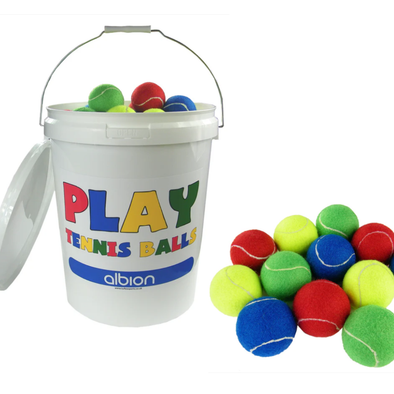 Play Tennis Balls Bucket Pack x 96 Play Tennis Balls Bucket Pack x 96 | www.ee-supplies.co.uk