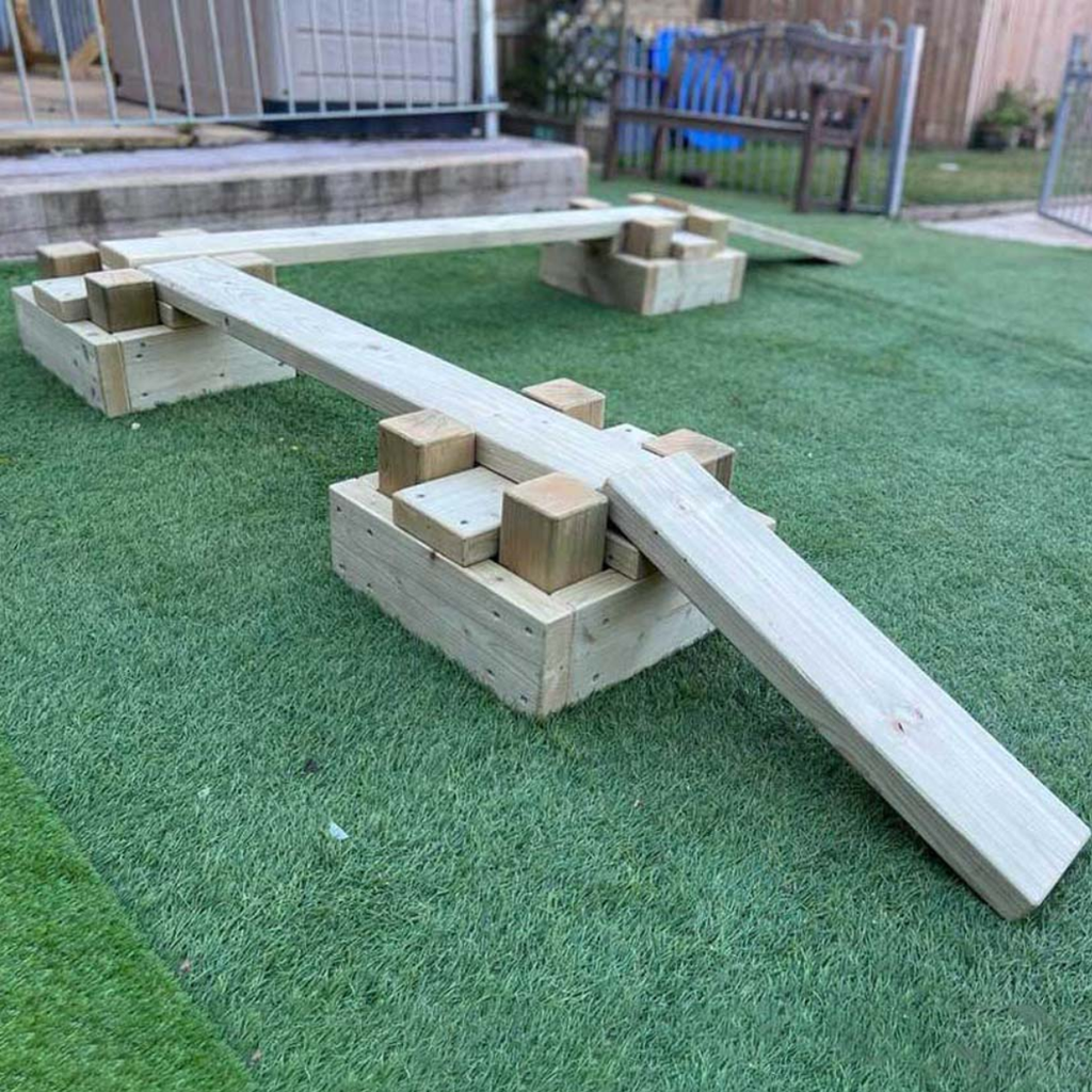Playground Balance Beam Course | www.ee-supplies.co.uk– Educational ...