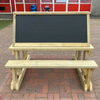 Playground Bench With Mark Making Chalkboard Playground Bench with Mark Making Chalkboard | ee-supplies.co.uk