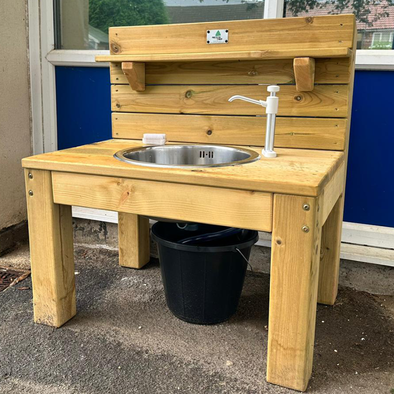 Playground Wooden Handwash Station Playground Wooden Handwash Station | Great Outdoors | www.ee-supplies.co.uk