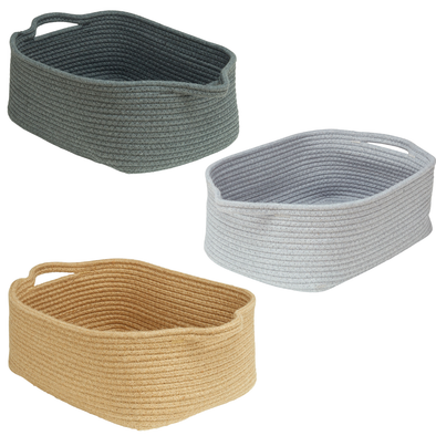 Playscapes Rope Storage Baskets Playscapes Corner Baskets Set Of 8 | Baskets | www.ee-supplies.co.uk