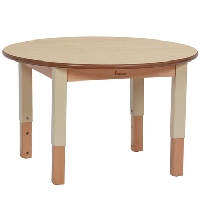 Playscapes Height Adjustable Wooden Table - Small Circular Playscapes Height Adjustable Wooden Table - Small Circular | Seating | www.ee-supplies.co.uk