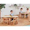 Playscapes Height Adjustable Wooden Table - Small Square Playscapes Height Adjustable Wooden Table - Small Square | Seating | www.ee-supplies.co.uk