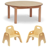 Playscapes Large Circular Table & 8 Sturdy Chairs Playscapes Medium Circular Table & 4 Sturdy Chairs | Seating | www.ee-supplies.co.uk