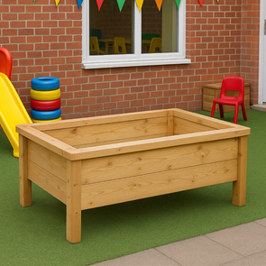 Playscapes Outdoor Raised Sandpit + Wooden Lid Playscapes Outdoor Raised Sandpit with Wooden Lid | outdoor furniture | www.ee-supplies.co.uk