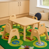 Playscapes Sturdy Wooden Nursery Chair Pkt x 2 Playscapes Sturdy Wooden Early Years Nursery Chair  | Seating | www.ee-supplies.co.uk