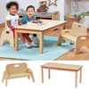 Playscapes Sturdy Wooden Table + 2 Bench Seats Playscapes Sturdy Wooden Table + 2 Bench Seats  | Seating | www.ee-supplies.co.uk