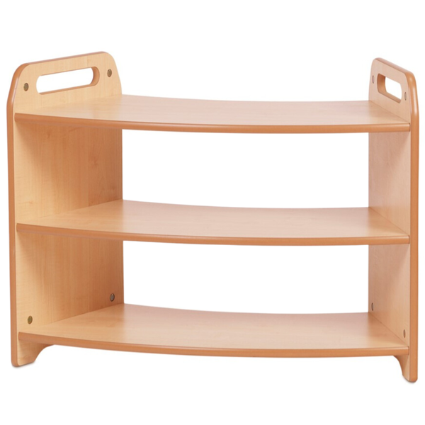 Playscapes Tall 45° Open Sweep Shelving Unit