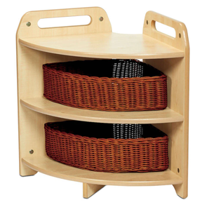 Playscapes Tall 90° Corner Unit 2 x Baskets Playscapes Tall 90° Corner Unit 2 x Trays | Nursery Furniture | www.ee-supplies.co.uk