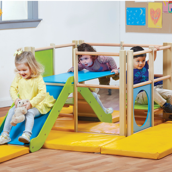 Playscape Toddler Wooden Activity Climbing Centre Under 3s