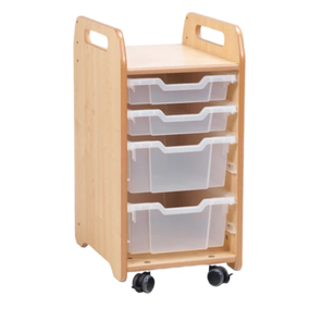 Playscapes Tray Unit - Single Column - 2 Shallow & 2 Deep Trays Playscapes Tray Unit - Single Column - 2 Shallow & 2 Deep Trays | School Tray Storage | www.ee-supplies.co.uk