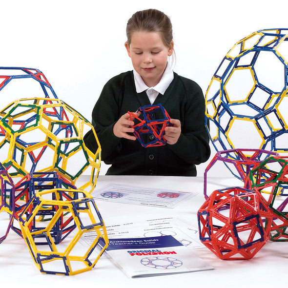 Polydron Frameworks Archimedean Solids Standard Set - 160 Pieces Polydron Frameworks Archimedean Solids Standard Set - 160 Pieces | Polydron |  www.ee-supplies.co.uk