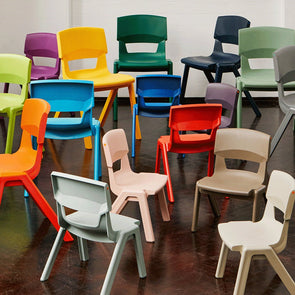 Postura + One Piece Classroom Chairs - H260mm - Ages 3-4 Years Postura Plus Chairs | H260mm School Classroom Chairs | www.ee-supplies.co.uk