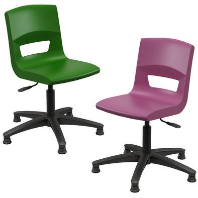 Postura + Task Chair Black Base + Glides Postura + Task Chair Black Base + Glides | Postura Chairs | www.ee-supplies.co.uk